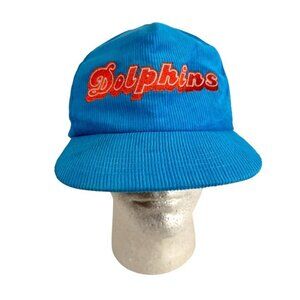Vintage Miami Dolphins  NFL Corduroy Starline Snapback Hat Cap